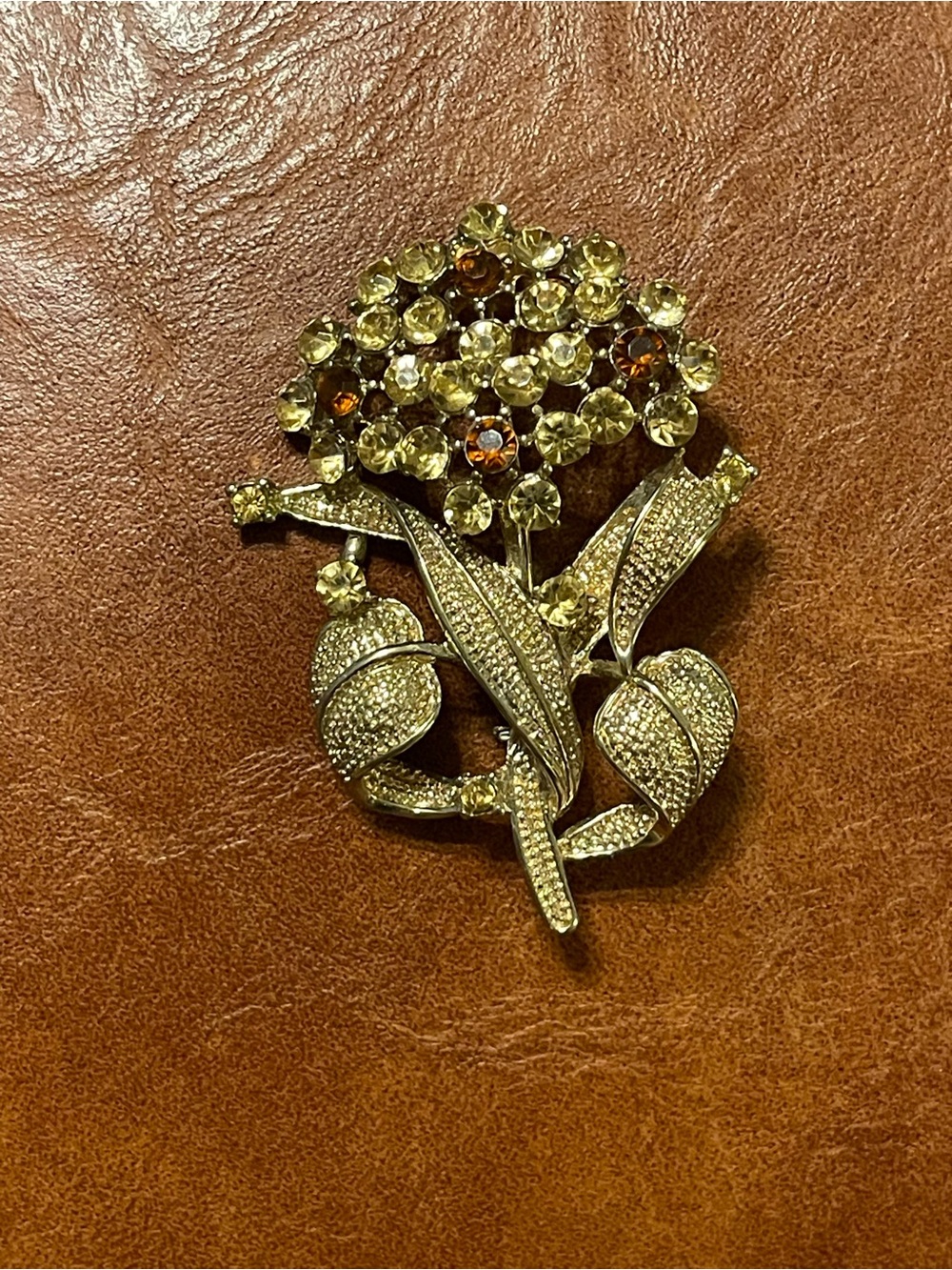 Vintage Flower Brooch